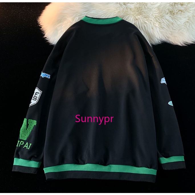 Áo Khoác Bóng Chày Tay Dài Thêu Họa Tiết size Lớn 5xl Thời Trang Đường Phố Mỹ Cho Nam