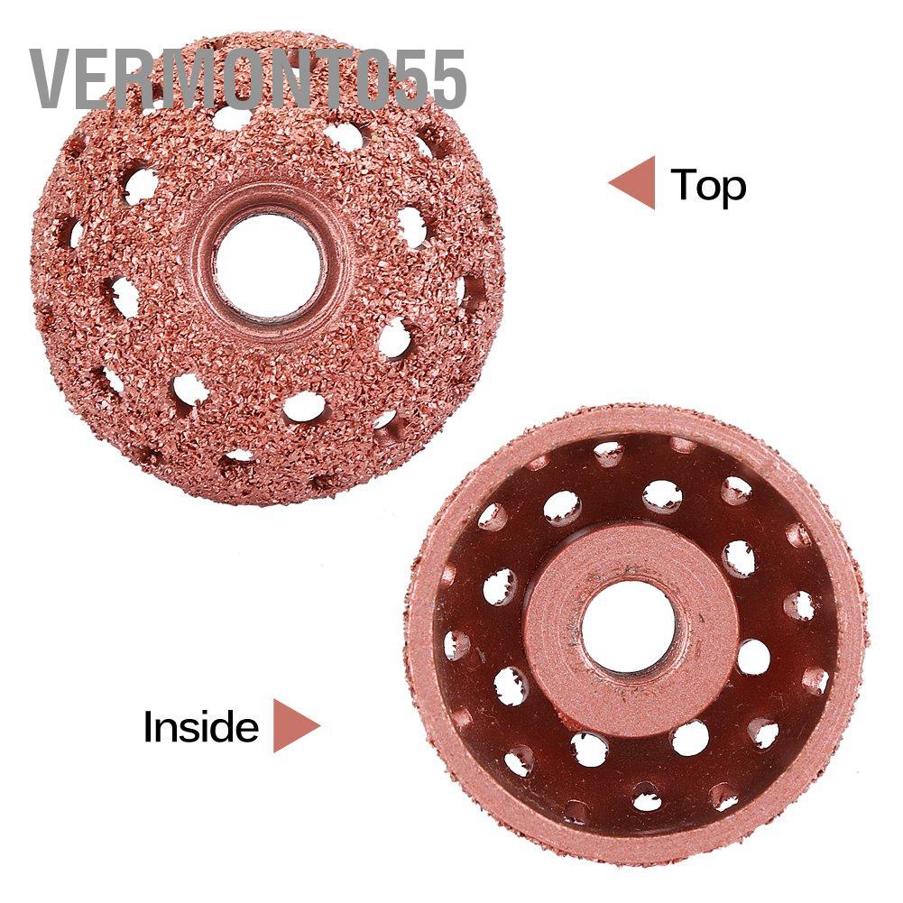 Có thể bán buôn Đầu mài sửa chữa lốp 38mm Bánh xe đánh bóng thô có thanh liên kết Vermont055 Hàng giao ngay