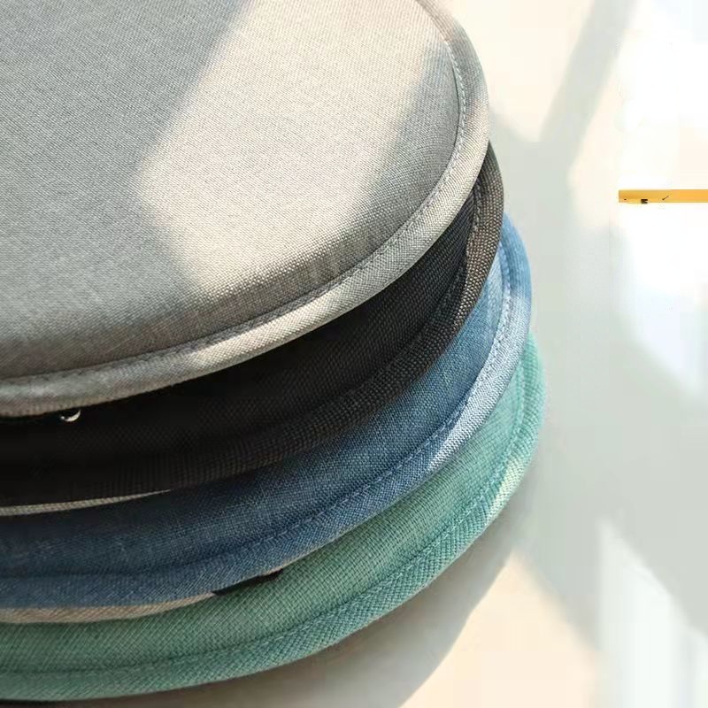 Đệm Mây Lót Ghế Ngồi Hình Tròn Bằng Vải Co Giãn Thoáng Khí Chống Trượt