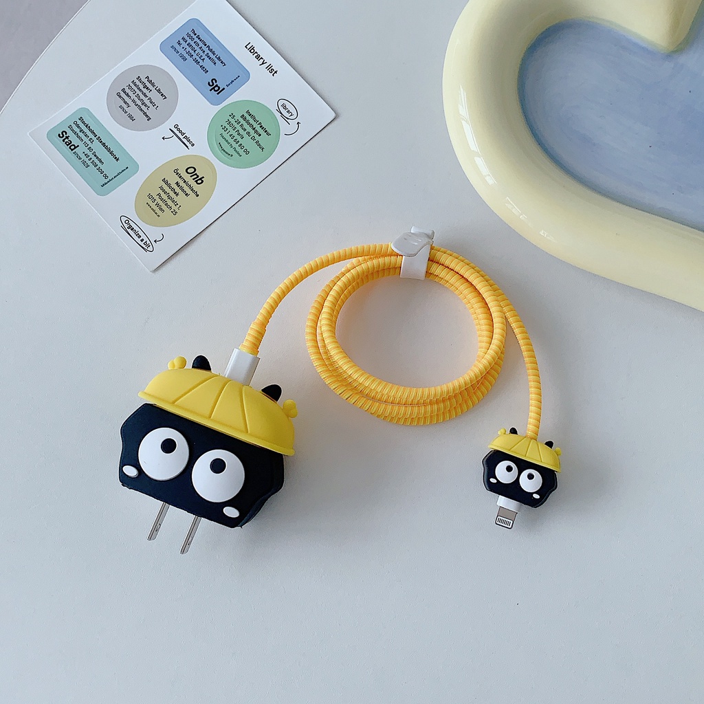 Đen Vỏ Bọc Bảo Vệ Hộp Sạc Nhanh 13 Bằng gel silica Cho apple iphone 14 18w / 20w