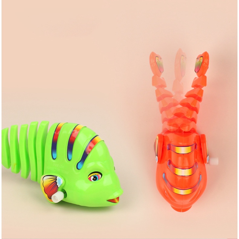 Đồ Chơi Lên Dây Cót Hình Cá Hoạt Hình Vui Nhộn Cho Bé Khi Tắm