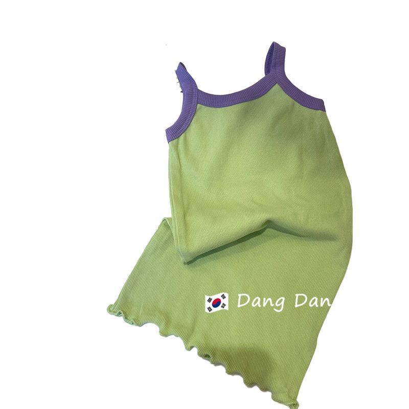Đầm Hai Dây Thời Trang Mùa Hè Cho Bé Gái