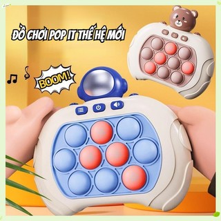 Đồ chơi Pop it thế hệ mới - máy chơi game giải trí có nhạc và đèn - đi kèm 3 pin AAA