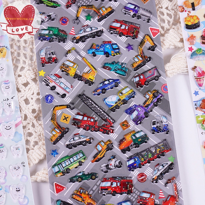 Tri 1 Nhãn Dán Trang Trí Hình Động Vật Hoạt Hình Đáng Yêu vn