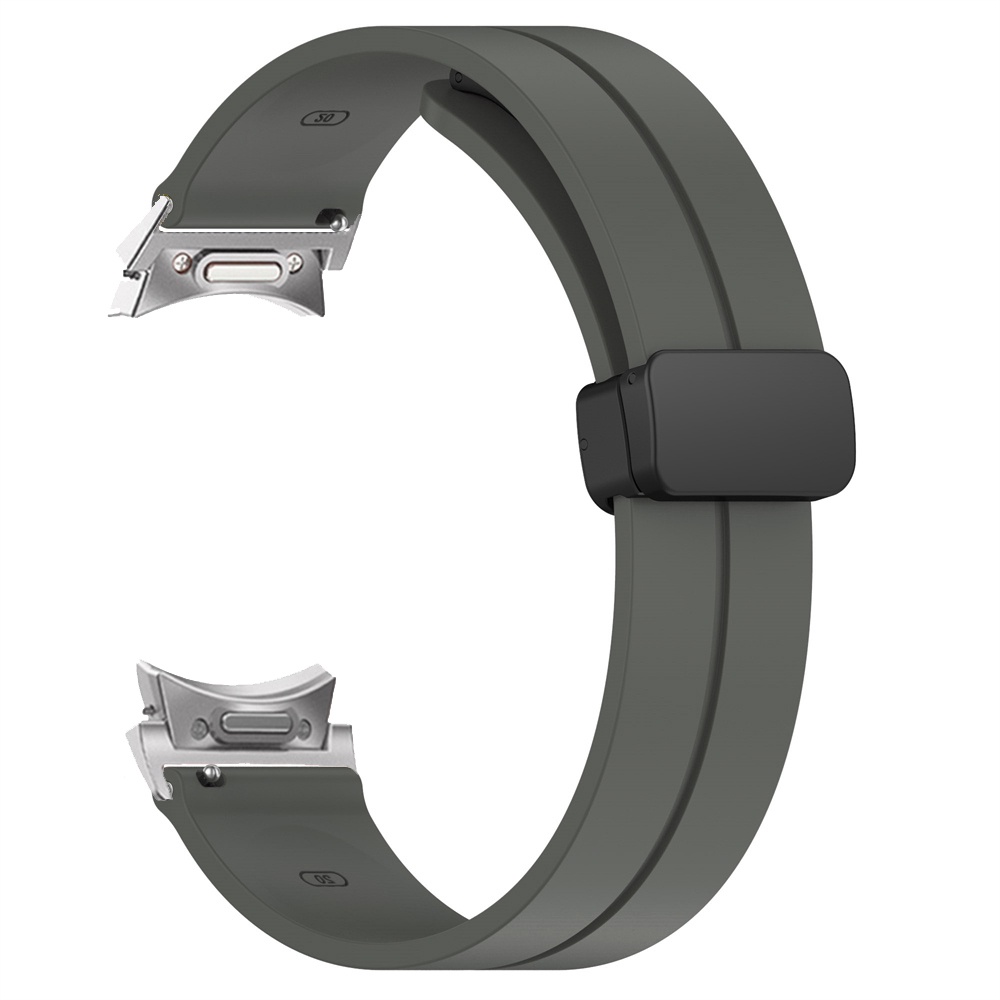 Dây Đeo Thay Thế Bằng Silicon Từ Tính Cho samsung galaxy watch 6classic 47mm 43mm 6 / 5 / 4 40mm 44mm 5pro 45mm