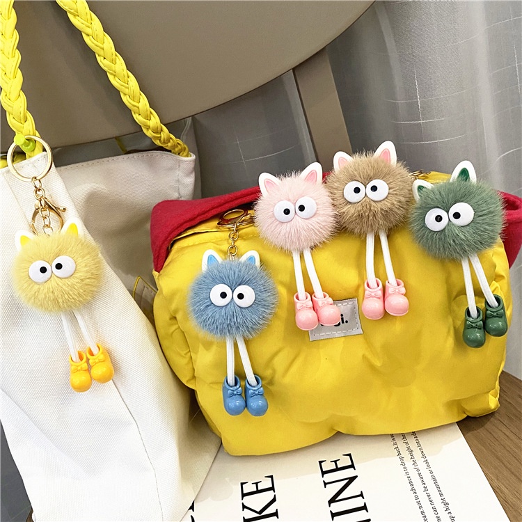 Dễ Thương Móc Khóa Hình Búp Bê Nhồi Bông Đáng Yêu