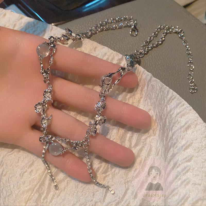Vòng Cổ choker Hình Mắt Mèo Tua Rua Thời Trang Cho Nữ