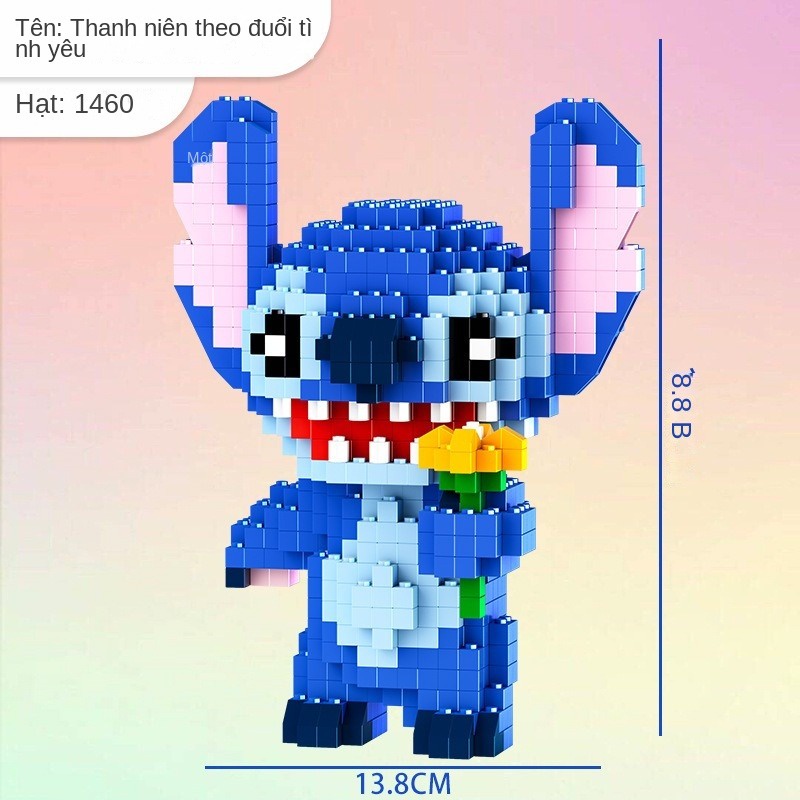 Bộ Đồ Chơi Lắp Ráp Hình stitch Xinh Xắn Cho Bé