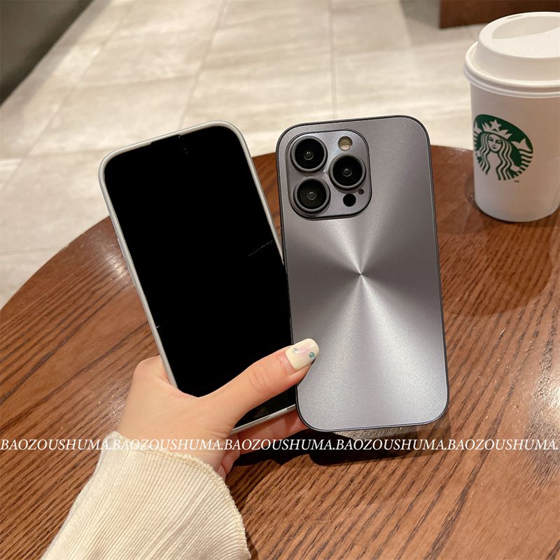 Ốp Điện Thoại Cứng Dạng Nhám Hình Đĩa Sáng Màu aurora Cho iphone 11 12 13 14 15 pro max 14 plus Thời Trang