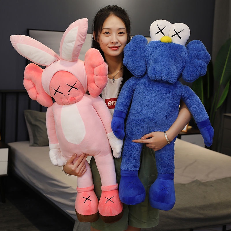 Thú Nhồi Bông Hình kaws sesame street Dễ Thương