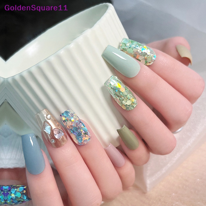 Hộp Kim Tuyến Lấp Lánh Nhiều Màu Sắc Trang Trí Móng Tay Nghệ Thuật vn