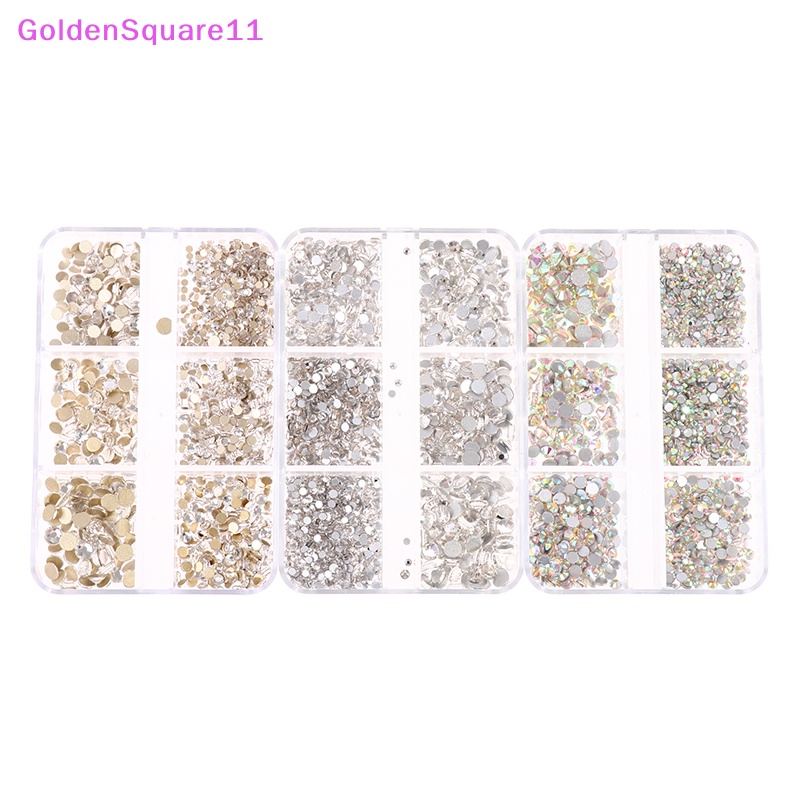 Hộp 6 Kích Cỡ Đá Pha Lê Trang Trí Móng Nghệ Thuật ab colorf vn