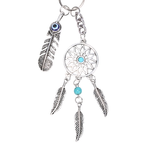 Móc Khóa Hình Dreamcatcher Phối Lông Vũ Tua Rua Phong Cách boho Mua M2