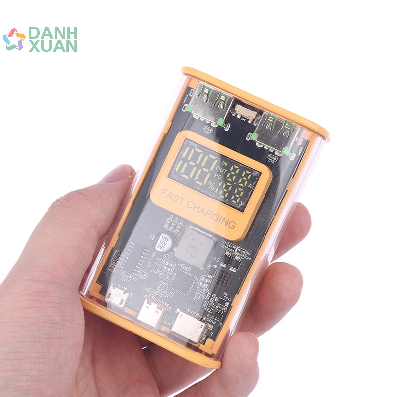 21700 pin sạc bao vây tự làm 10000mAh Điện thoại pin sạc mới