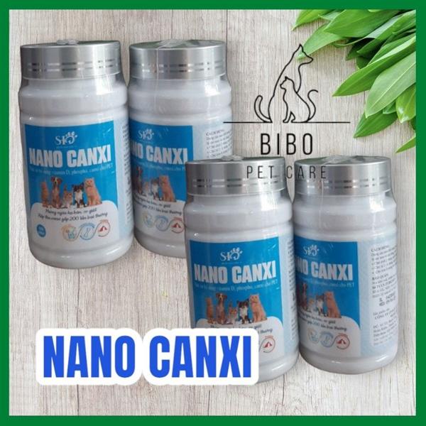 Canxi nano chó mèo cho chó bầu phục hồi bị hạ bàn tai cụp (100viên/lọ)