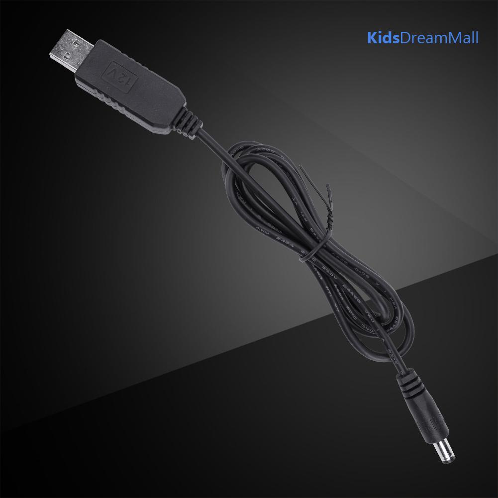 Dây Cáp Tăng Áp Nguồn usb dc Sang dc 5v / 9v / 12v 2.1x5.5mm