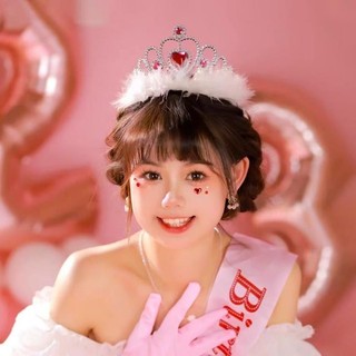 Cài tóc hình vương miện công chúa frozen 7 màu tùy chọn cho bé gái