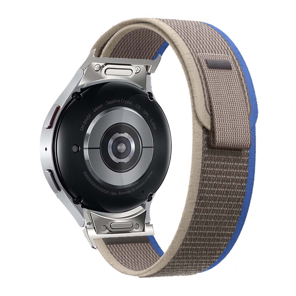 Dây Đeo Đồng Hồ Bằng nylon 43mm 47mm 6 4 5 44 40mm / pro 45mm / 4 classic 42 46mm Cho samsung galaxy watch 6