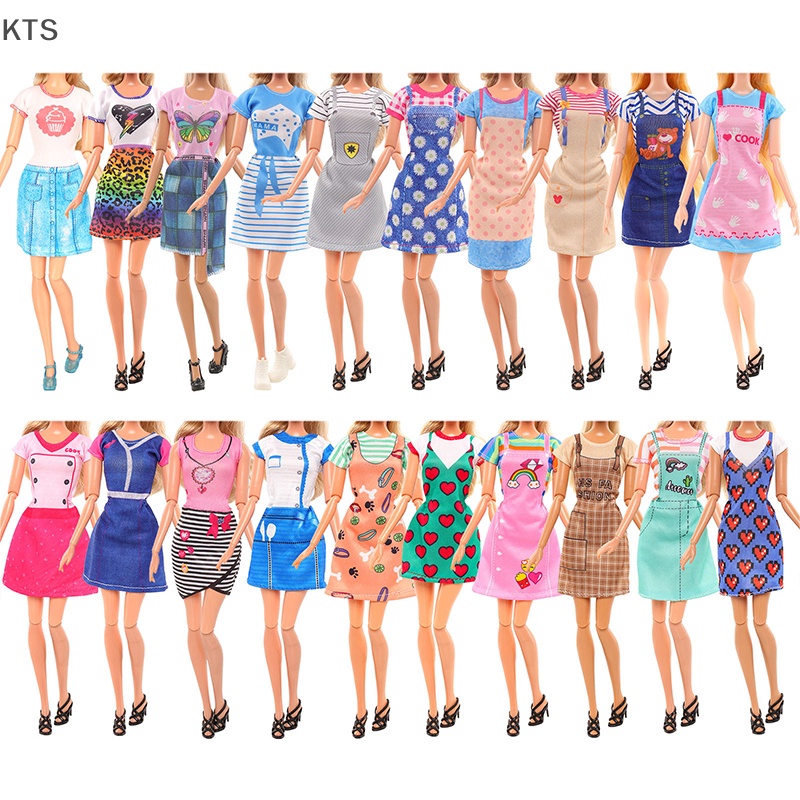 1 Bộ Đầm Thời Trang Mùa Hè Xinh Xắn Dành Cho Búp Bê 30cm