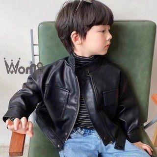 Áo khoác da phong cách hàn quốc cho bé gái