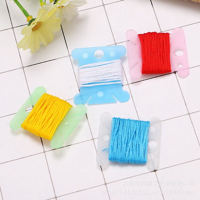 (Set 10) Thẻ Bobbin quấn len chỉ