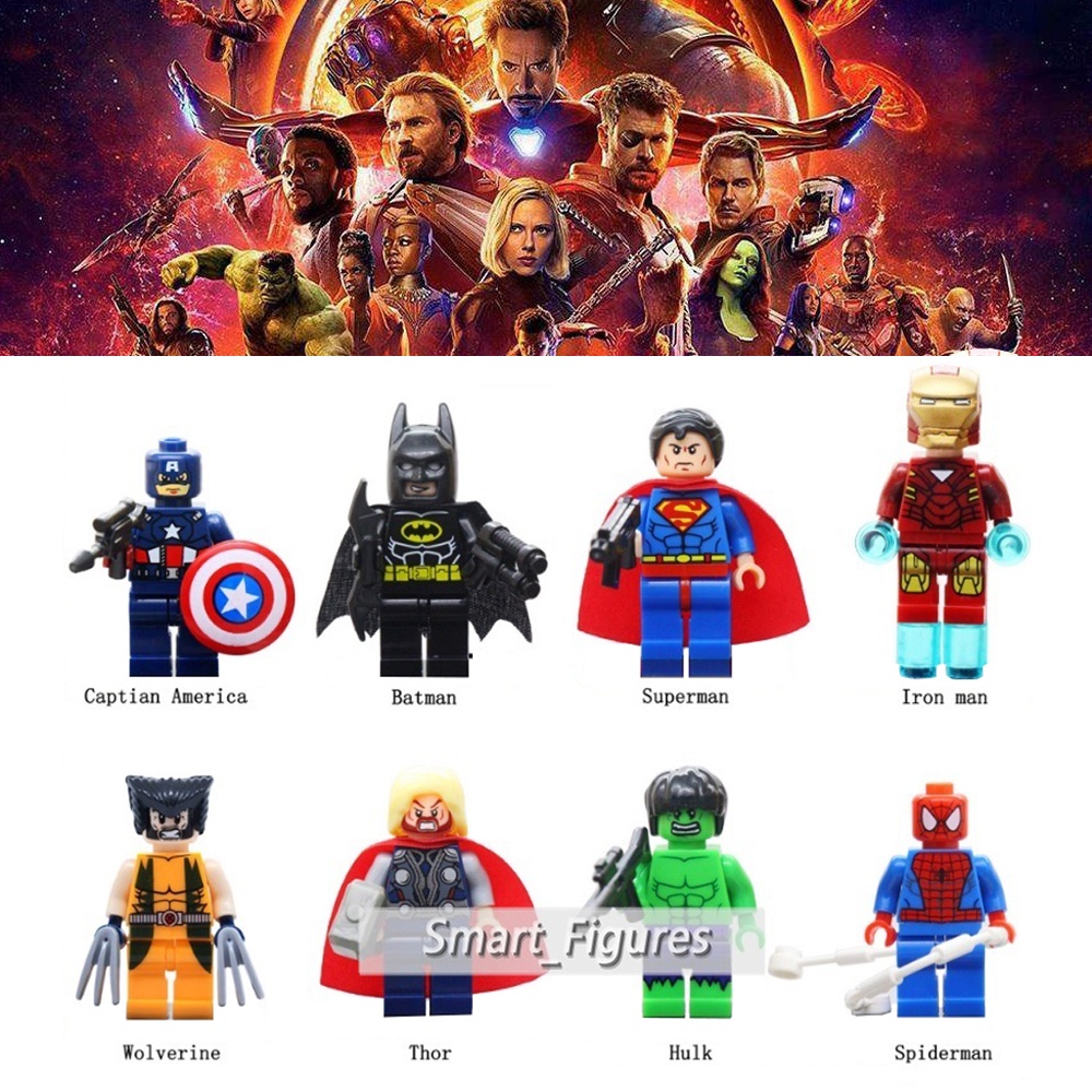Mô Hình Nhân Vật Siêu Anh Hùng Marvel Độc Đáo