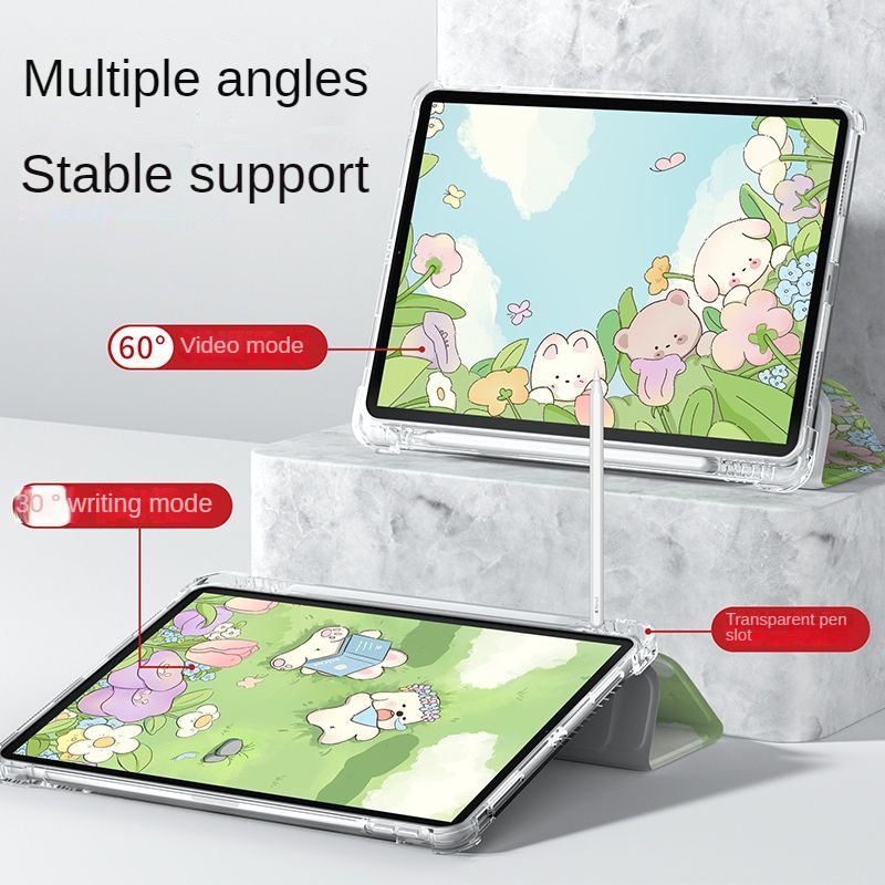 Ốp Máy Tính Bảng Silicon Trong Suốt Cho ipad air 4 10.9 / 2021 pro 11 air1 / 2 / gen5 / 6 9.7 air 3 / pro 2017 10.5 gen9 / 8 / 7 10.2 gen 10 2022 10.9