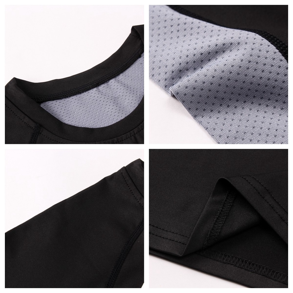 Áo Thun Thể Thao Chạy Bộ Nam Nhiều Lớp