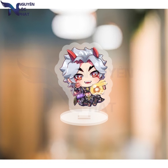 MÔ HÌNH Standee GENSHIN IMPACT ver TAI THÚ game tượng mica trong acrylic chibi trong quà tặng xinh xắn