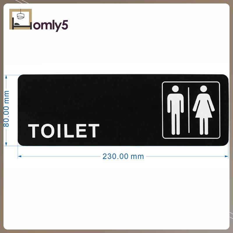 Bảng Kí Hiệu Nhà Vệ Sinh Nam Nữ Bằng acrylic Cho Nhà Hàng / Quán Cà Phê