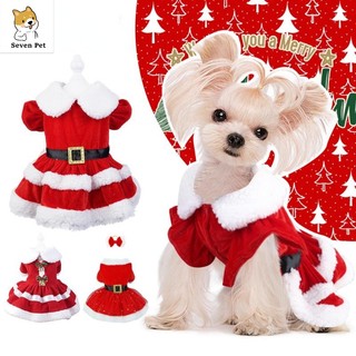 Trang Phục Giáng Sinh Năm Mới Cho Thú Cưng shih tzu santa claus