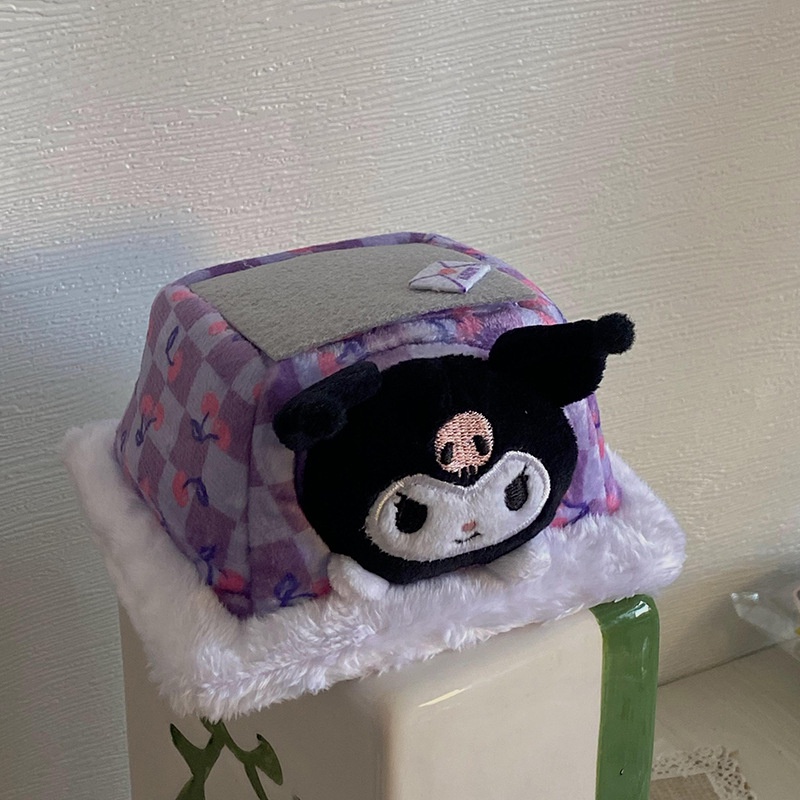 Sanrio Búp Bê Nhồi Bông Hình kuromi my melody cinnamoroll hellokitty Sáng Tạo Trang Trí Bàn Làm Việc