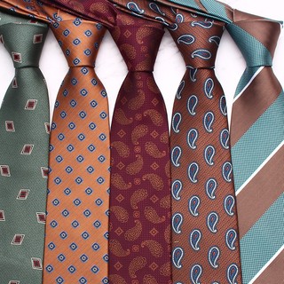 Cà Vạt Lụa polyester Kẻ Sọc Cá Tính Lịch Lãm Cho Chú Rể