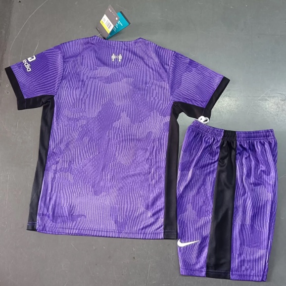 Áo Bóng Đá Trẻ Em Màu Tím Thứ Ba Của liverpool 2023
