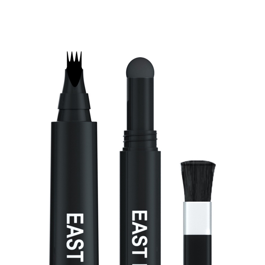 Bộ 2 Bộ Phấn Và Bút Kẻ Chân Mày 3 Trong 1 Lâu Trôi Chống Nước Chống Mồ Hôi Kèm Cọ Trang Điểm