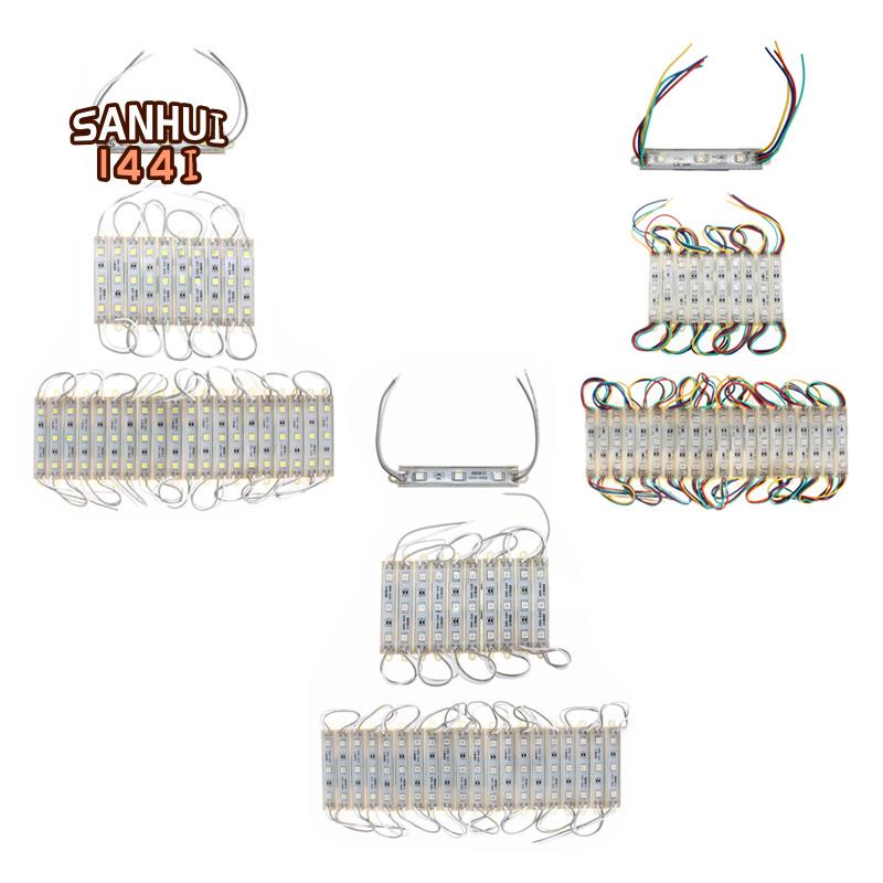 Dây Đèn led 3 Bóng smd 5050 Chống Thấm Nước dc 12v