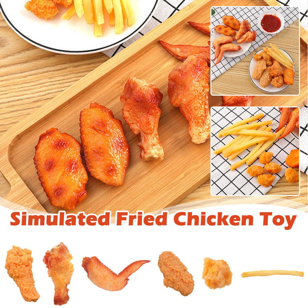 Mô Hình Gà Rán Giả Dùng Trang Trí Chụp Ảnh k3f6