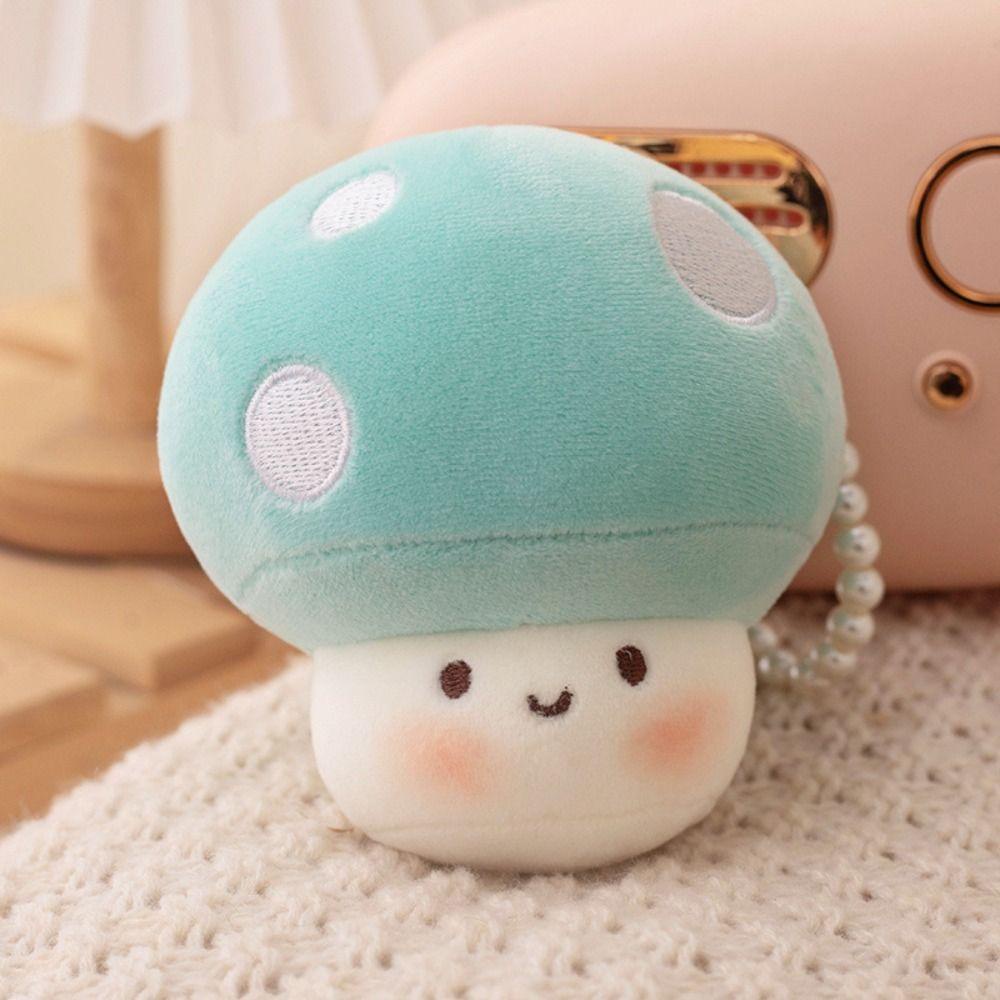 Mmluck Mush Bông Móc Khóa pp cotton Hình Nấm Hoạt Hình Tinh Tế Kèm Móc Khóa
