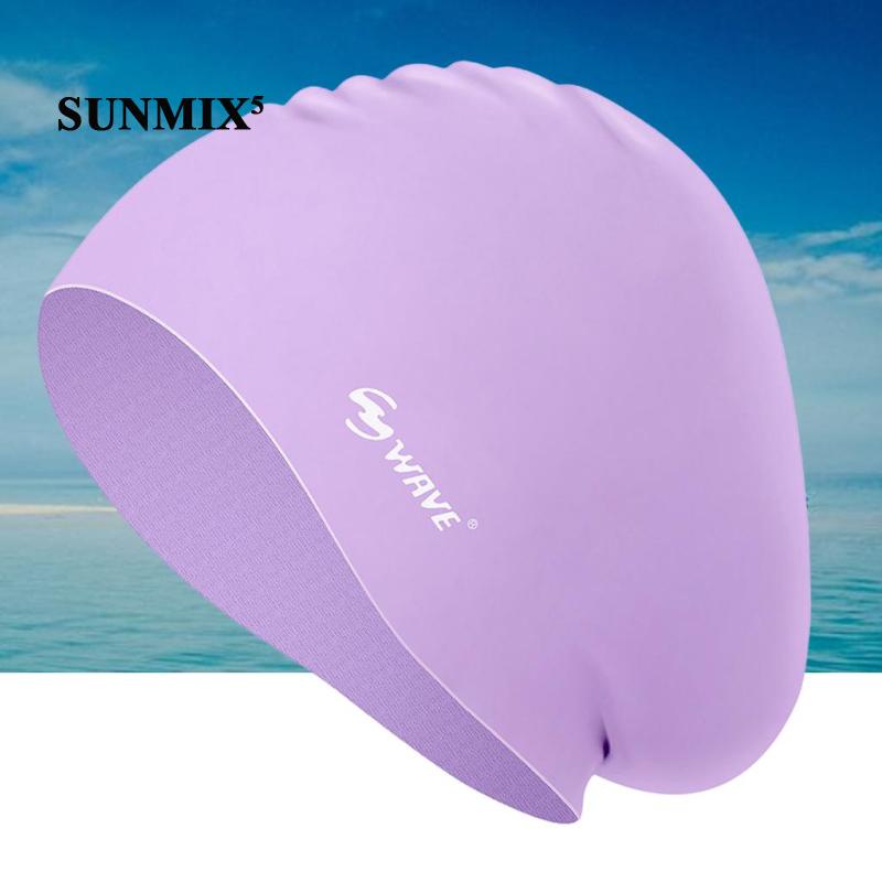 Silicone Mũ Bơi Silicon Độ Co Giãn Cao Tiện Dụng Cho Tóc Dài Và Ngắn