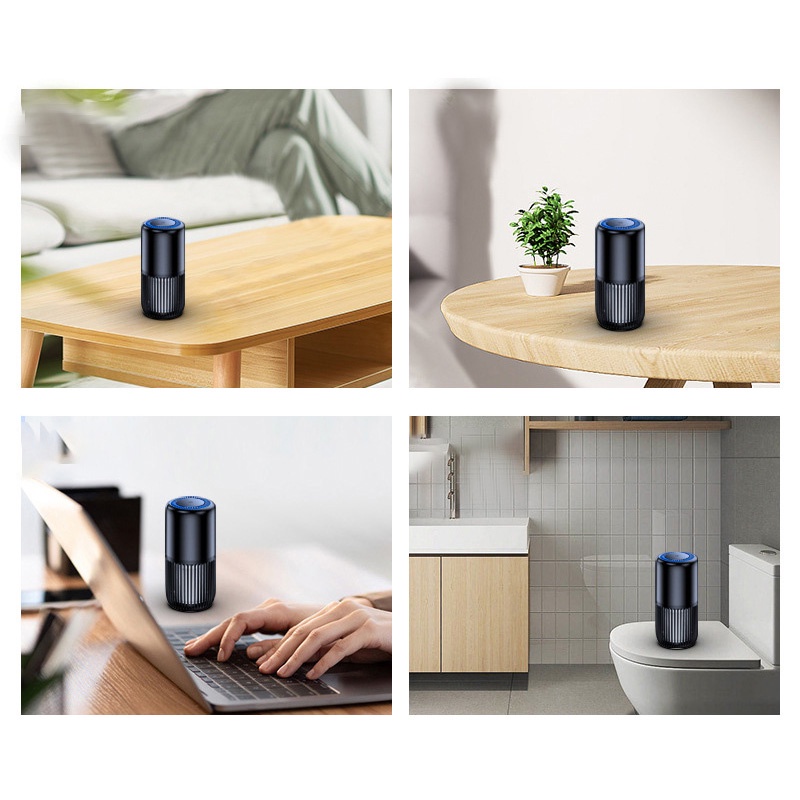 Máy lọc không khí ô tô khuếch tán hương thơm đa chức năng