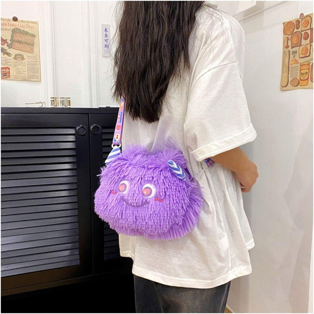 Dalton Túi Đeo Chéo Hình Thú Nhồi Bông Xinh Xắn Theo Phong Cách Hàn Quốc Dành Cho Nữ