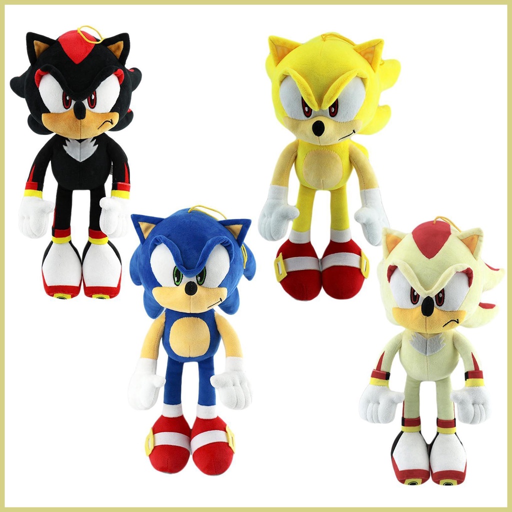 Super sonic Hoạt Hình Búp Bê Nhồi Bông 30cm Mềm Mại Trang Trí Nhà Cửa