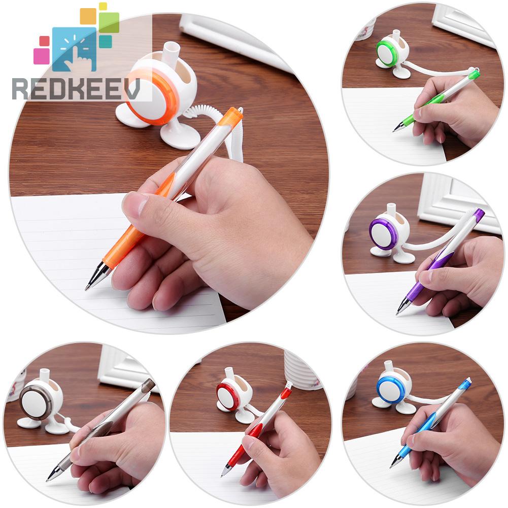 Bút Bi Để Bàn Có Dây Co Giãn Dễ Thương Bắt Mắt