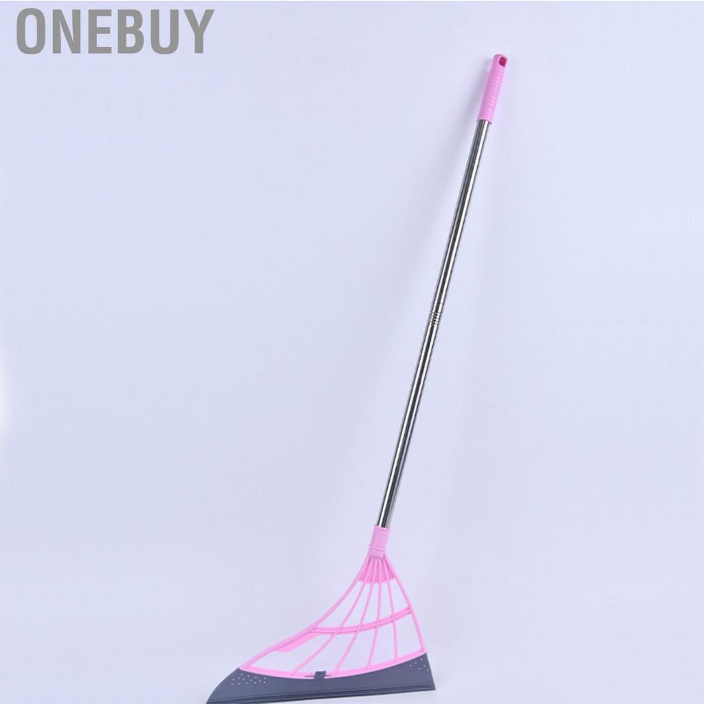 Onebuy Sweeper Broom Detachable Design Easy  Compact Silicone Wiping Squeegee for Floor