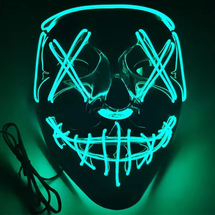 Mặt Nạ Hóa Trang halloween Hình Ma Có Đèn led Phát Sáng Độc Đáo