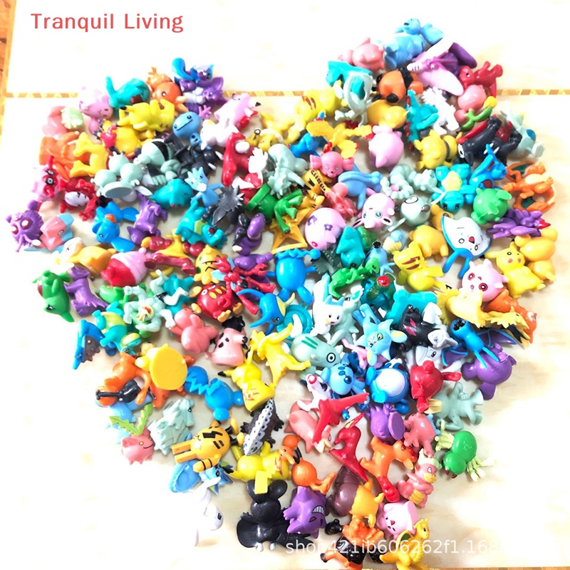 Set 24 Mô Hình Đồ Chơi Nhân Vật Hoạt Hình pokemon 2.5-3cm