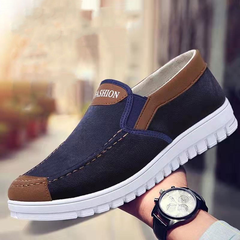 Giày Vải canvas 122 Chống Trượt Thoáng Khí Thoải Mái Cho Nam