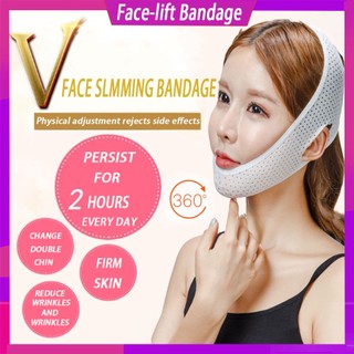 Đai Đeo Cằm Đôi Tạo Cằm Chữ v / Lưới Rỗng Đàn Hồi Nâng Cơ Mặt / Má