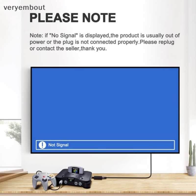 Bộ Thiết Bị Chuyển Đổi ut n64 Sang hdmi hdtv Cho Máy Chơi game Nintendo 64 gamecube snes 720p n | BigBuy360 - bigbuy360.vn