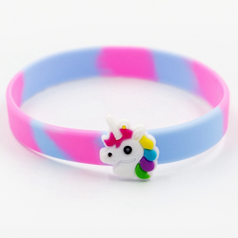Vòng Đeo Tay Cao Su silicone Hình Kỳ Lân Cho Tiệc Giáng Sinh